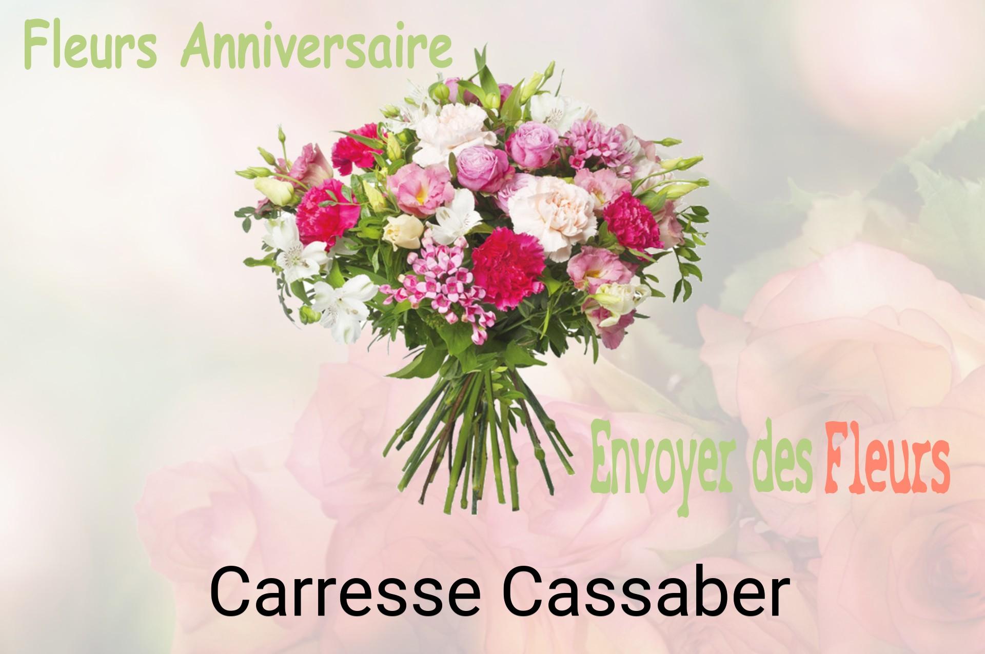 Bouquet de fleurs d’anniversaire livré à Carresse-Cassaber