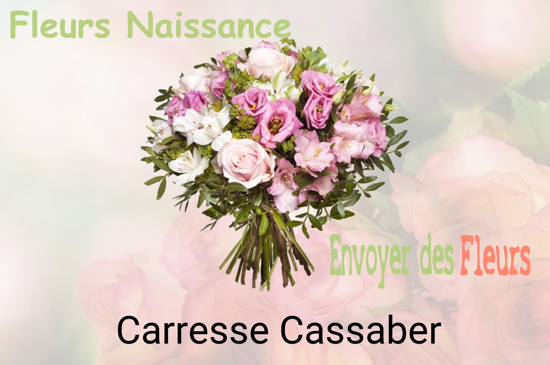 Bouquet de fleurs de naissance livré à Carresse-Cassaber