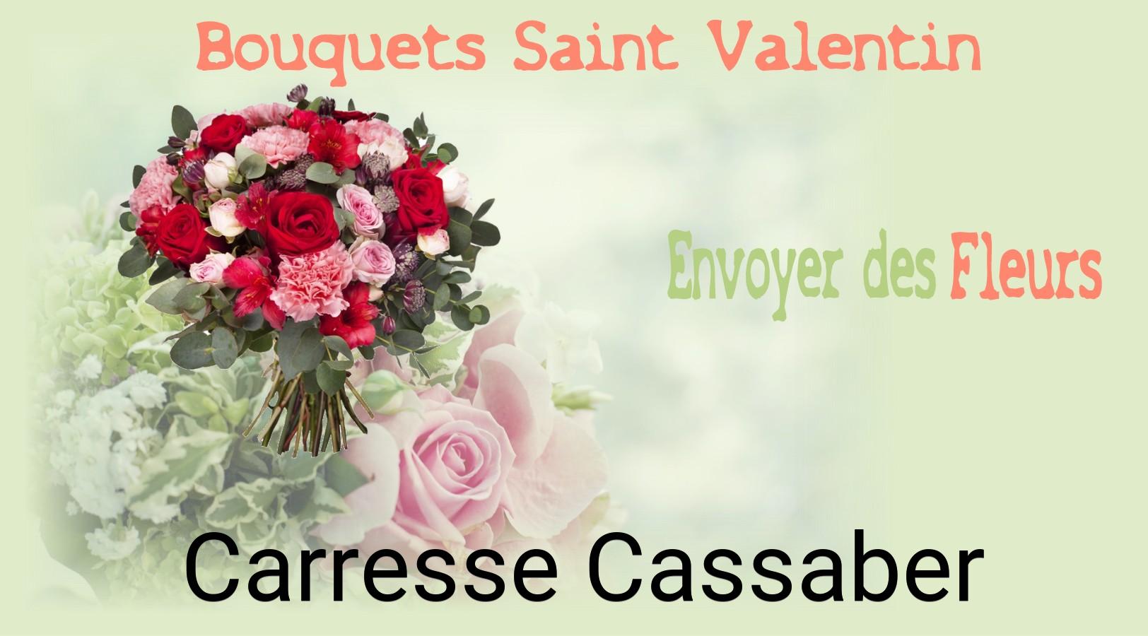 Roses de Saint-Valentin livrées à Carresse-Cassaber